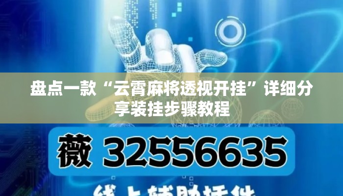 盘点一款“云霄麻将透视开挂”详细分享装挂步骤教程