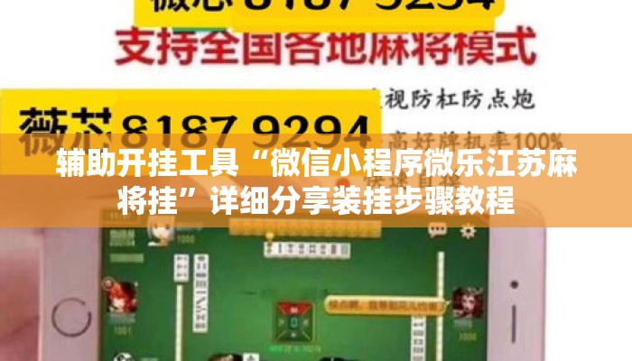 辅助开挂工具“微信小程序微乐江苏麻将挂”详细分享装挂步骤教程