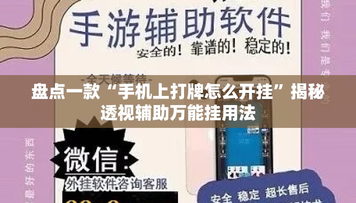 盘点一款“手机上打牌怎么开挂”揭秘透视辅助万能挂用法