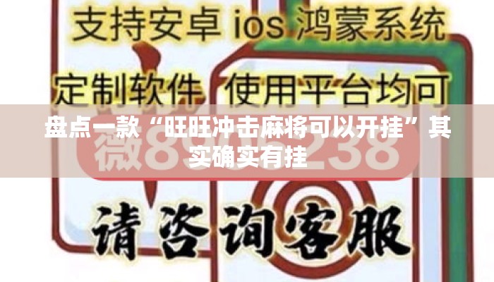 盘点一款“旺旺冲击麻将可以开挂	”其实确实有挂