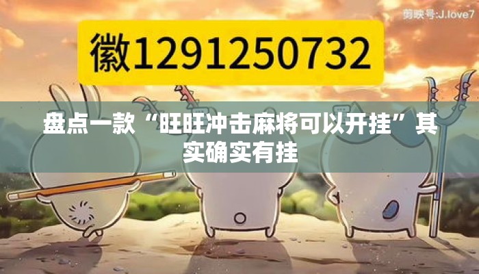 盘点一款“旺旺冲击麻将可以开挂”其实确实有挂