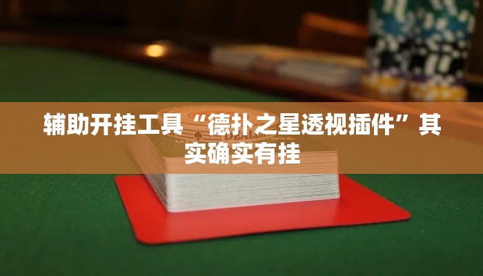 辅助开挂工具“德扑之星透视插件	”其实确实有挂