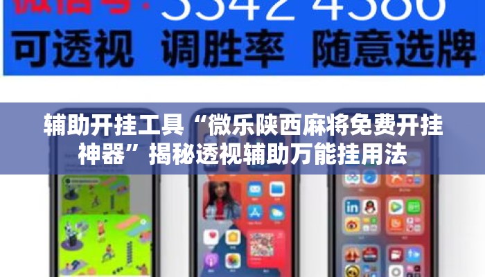 辅助开挂工具“微乐陕西麻将免费开挂神器	”揭秘透视辅助万能挂用法