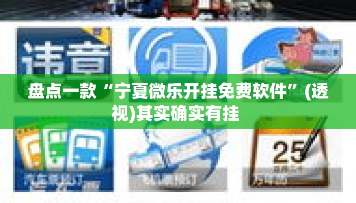 盘点一款“宁夏微乐开挂免费软件”(透视)其实确实有挂 