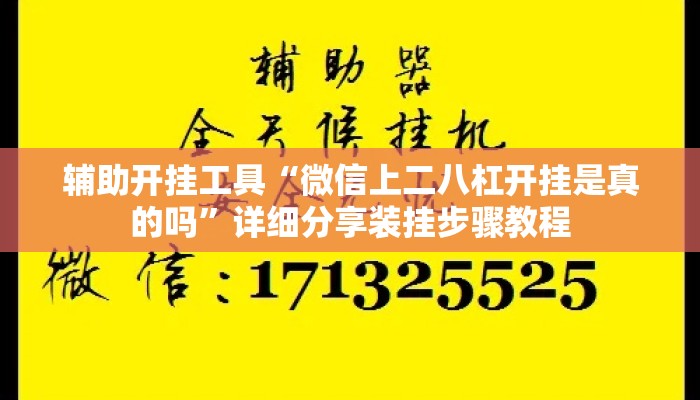 辅助开挂工具“微信上二八杠开挂是真的吗”详细分享装挂步骤教程