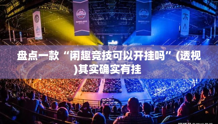 盘点一款“闲趣竞技可以开挂吗”(透视)其实确实有挂 