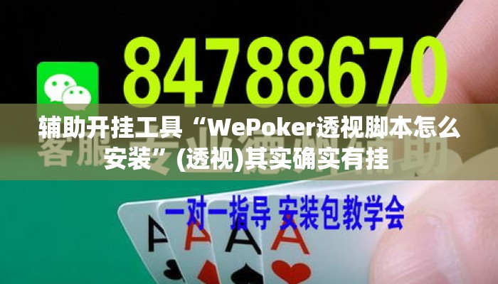 辅助开挂工具“WePoker透视脚本怎么安装	”(透视)其实确实有挂 