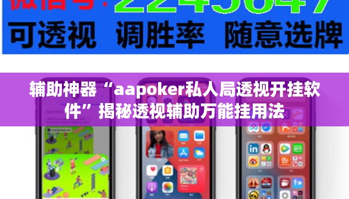 辅助神器“aapoker私人局透视开挂软件”揭秘透视辅助万能挂用法