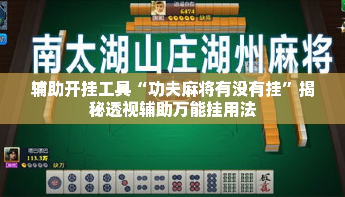 辅助开挂工具“功夫麻将有没有挂”揭秘透视辅助万能挂用法