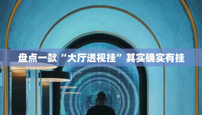 盘点一款“大厅透视挂”其实确实有挂