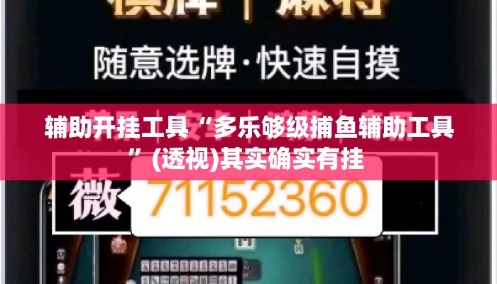 辅助开挂工具“多乐够级捕鱼辅助工具”(透视)其实确实有挂 