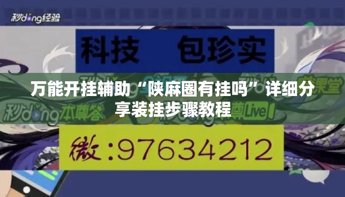 万能开挂辅助“陕麻圈有挂吗	”详细分享装挂步骤教程