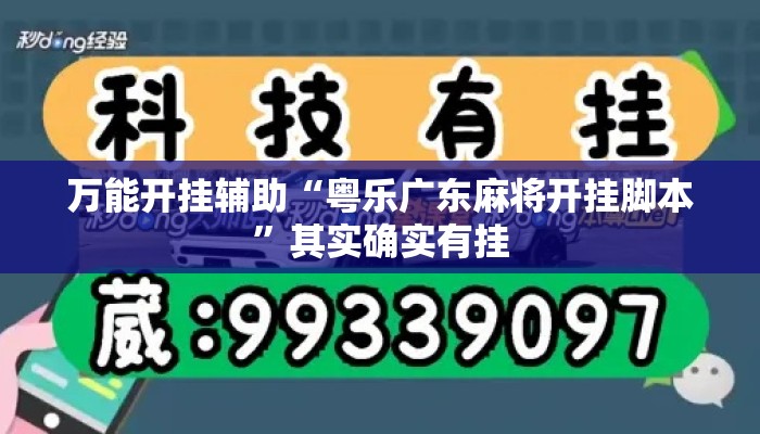 万能开挂辅助“粤乐广东麻将开挂脚本”其实确实有挂