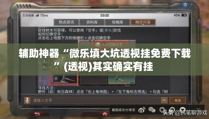 辅助神器“微乐填大坑透视挂免费下载	”(透视)其实确实有挂 