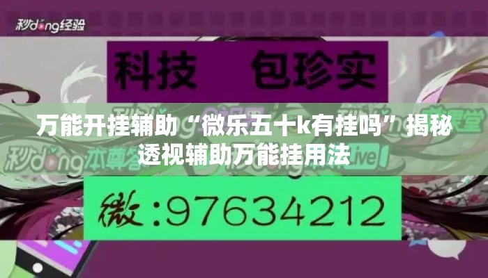 万能开挂辅助“微乐五十k有挂吗”揭秘透视辅助万能挂用法