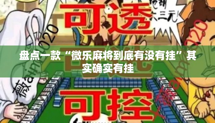 盘点一款“微乐麻将到底有没有挂	”其实确实有挂