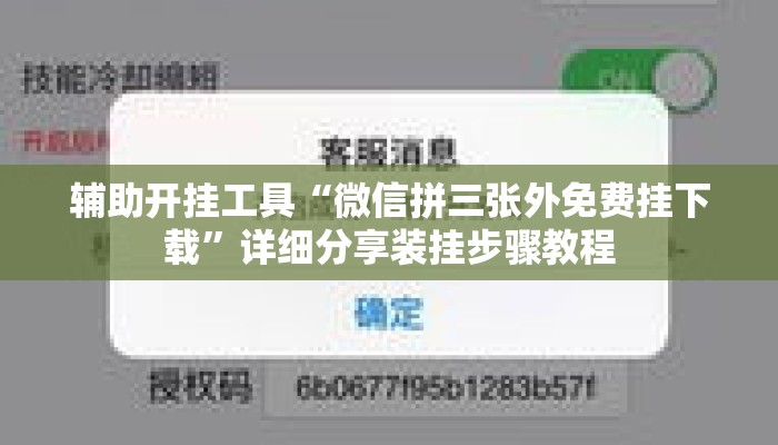 辅助开挂工具“微信拼三张外免费挂下载”详细分享装挂步骤教程