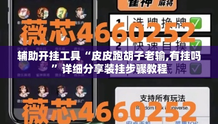 辅助开挂工具“皮皮跑胡子老输,有挂吗	”详细分享装挂步骤教程