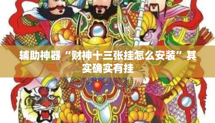 辅助神器“财神十三张挂怎么安装	”其实确实有挂