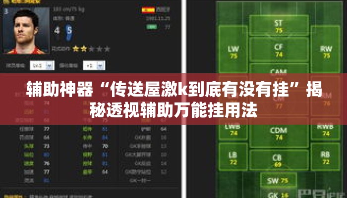 辅助神器“传送屋激k到底有没有挂”揭秘透视辅助万能挂用法