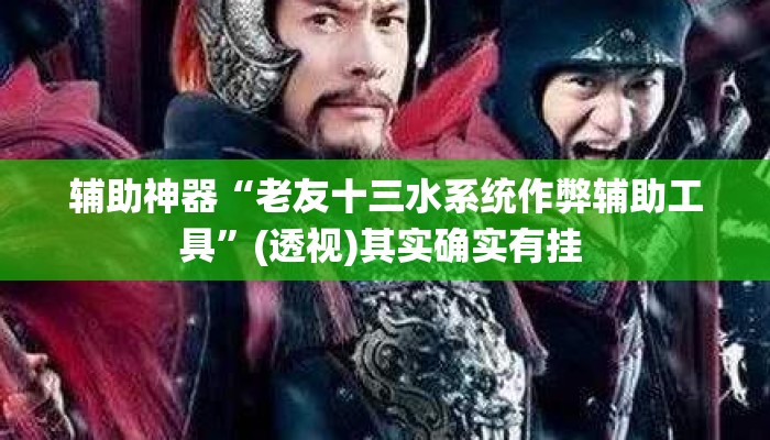 辅助神器“老友十三水系统作弊辅助工具”(透视)其实确实有挂 