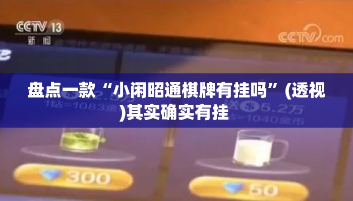 盘点一款“小闲昭通棋牌有挂吗”(透视)其实确实有挂 
