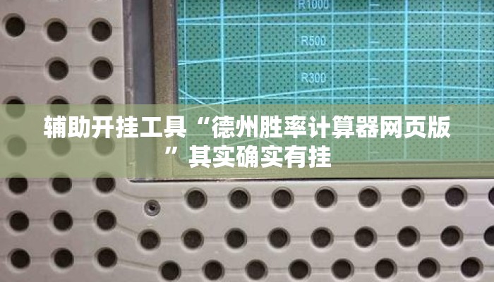 辅助开挂工具“德州胜率计算器网页版”其实确实有挂