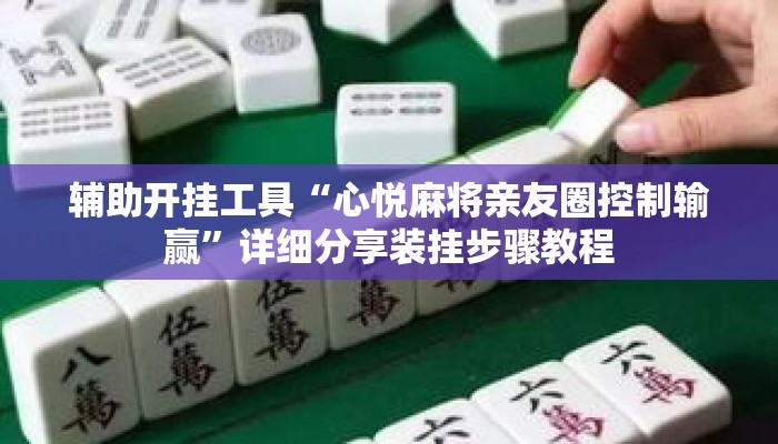 辅助开挂工具“心悦麻将亲友圈控制输赢”详细分享装挂步骤教程