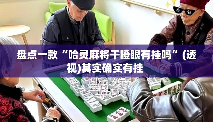 盘点一款“哈灵麻将干瞪眼有挂吗”(透视)其实确实有挂 