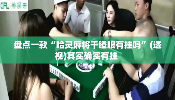 盘点一款“哈灵麻将干瞪眼有挂吗”(透视)其实确实有挂 