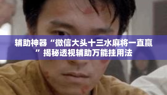 辅助神器“微信大头十三水麻将一直赢	”揭秘透视辅助万能挂用法