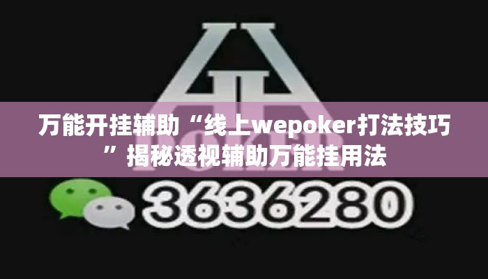 万能开挂辅助“线上wepoker打法技巧”揭秘透视辅助万能挂用法