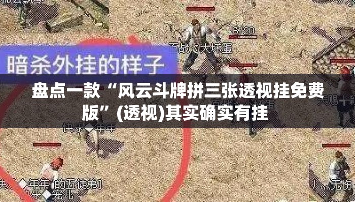 盘点一款“风云斗牌拼三张透视挂免费版”(透视)其实确实有挂 