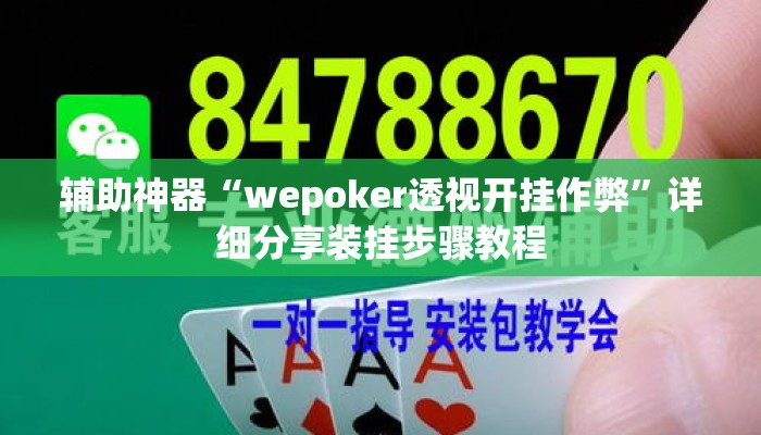 辅助神器“wepoker透视开挂作弊”详细分享装挂步骤教程