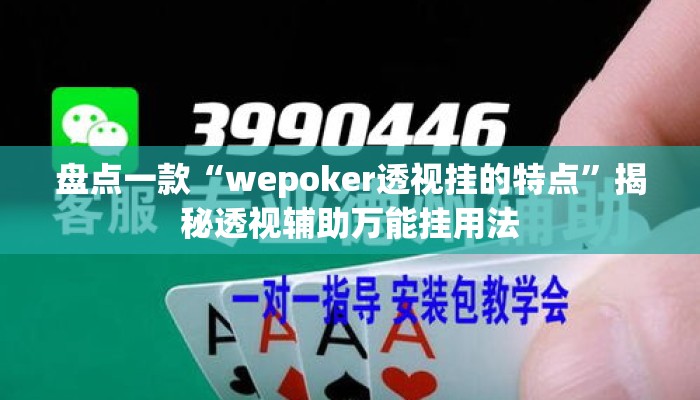 盘点一款“wepoker透视挂的特点”揭秘透视辅助万能挂用法