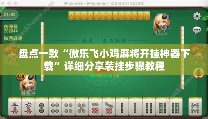 盘点一款“微乐飞小鸡麻将开挂神器下载”详细分享装挂步骤教程