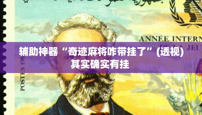 辅助神器“奇迹麻将咋带挂了”(透视)其实确实有挂 