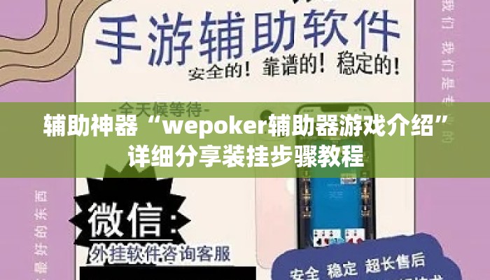 辅助神器“wepoker辅助器游戏介绍	”详细分享装挂步骤教程