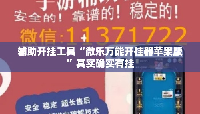 辅助开挂工具“微乐万能开挂器苹果版	”其实确实有挂