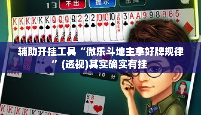 辅助开挂工具“微乐斗地主拿好牌规律	”(透视)其实确实有挂 