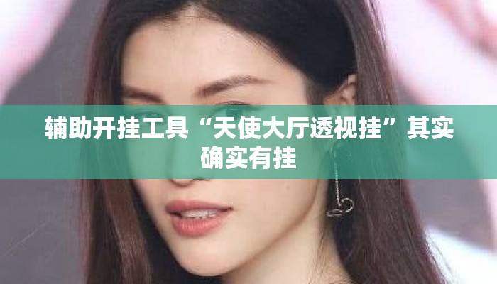 辅助开挂工具“天使大厅透视挂”其实确实有挂