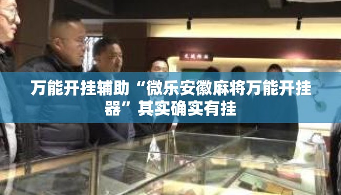万能开挂辅助“微乐安徽麻将万能开挂器	”其实确实有挂