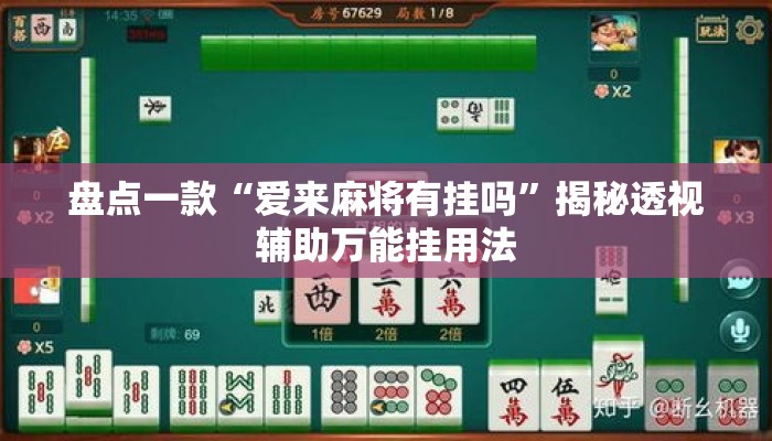 盘点一款“爱来麻将有挂吗”揭秘透视辅助万能挂用法