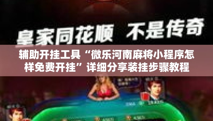 辅助开挂工具“微乐河南麻将小程序怎样免费开挂	”详细分享装挂步骤教程