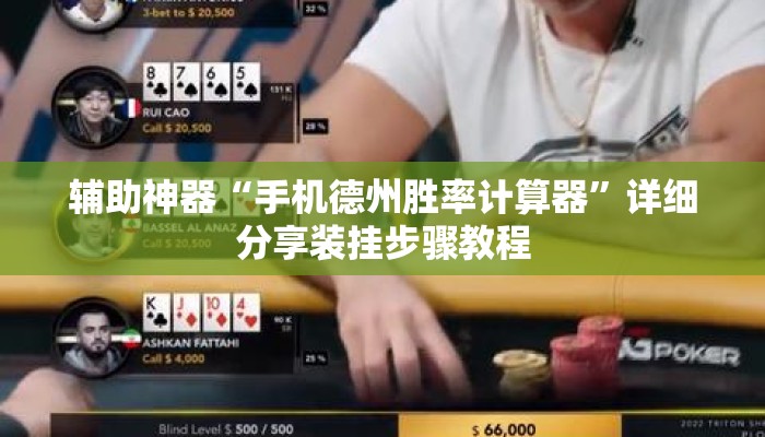 辅助神器“手机德州胜率计算器”详细分享装挂步骤教程