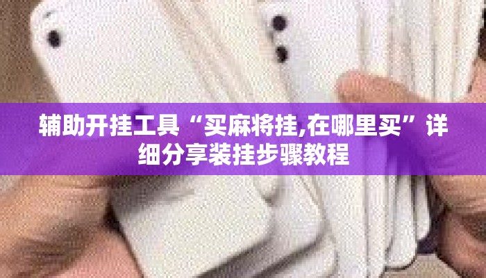辅助开挂工具“买麻将挂,在哪里买”详细分享装挂步骤教程