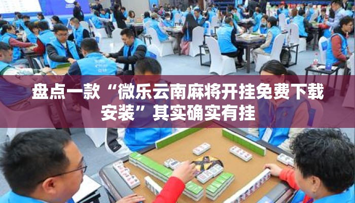 盘点一款“微乐云南麻将开挂免费下载安装”其实确实有挂