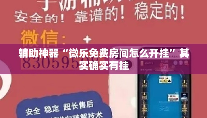 辅助神器“微乐免费房间怎么开挂”其实确实有挂