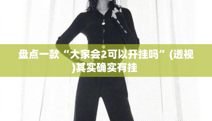 盘点一款“大家会2可以开挂吗”(透视)其实确实有挂 