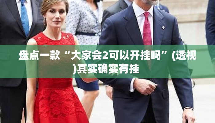 盘点一款“大家会2可以开挂吗”(透视)其实确实有挂 